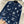 CC 26 Cardigan with Snowflake Pattern Blue mix White Wool 329713