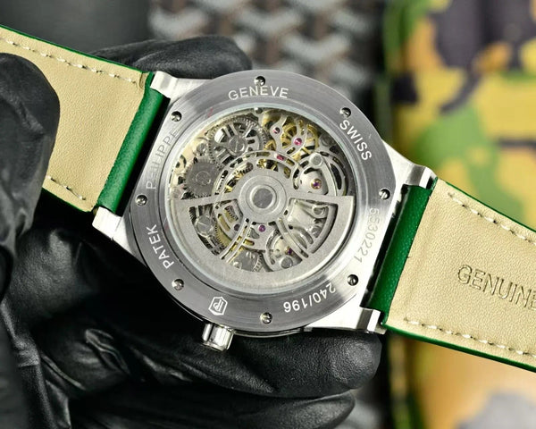 Patek Philippe Double Tourbillon Green Dial 44mm Watch