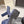 PRA 2026S Platform Sandals Dark Blue Canvas 657524