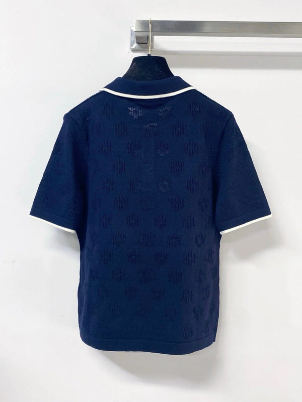 CC 2026 Short-Sleeve Knit Polo Shirt Cotton 479910