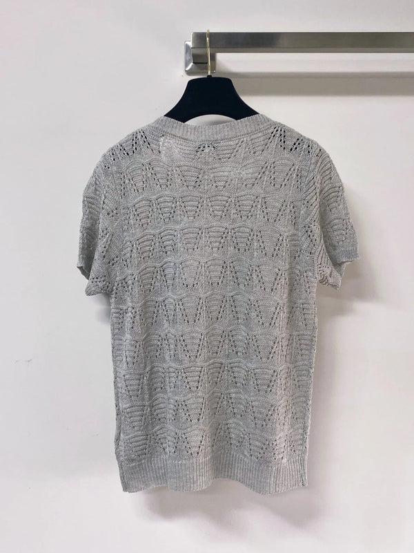 CC 2026 V-Neck Short-Sleeved Shirt Laine Wool 463520