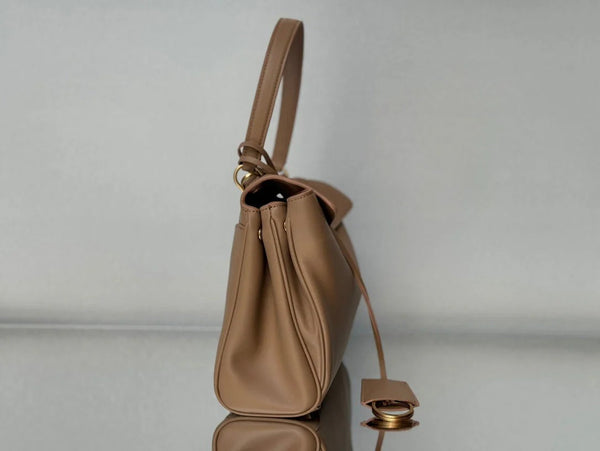 Balenciaga Small Bag 29 Rich Brown Calfskin Gold Hardware