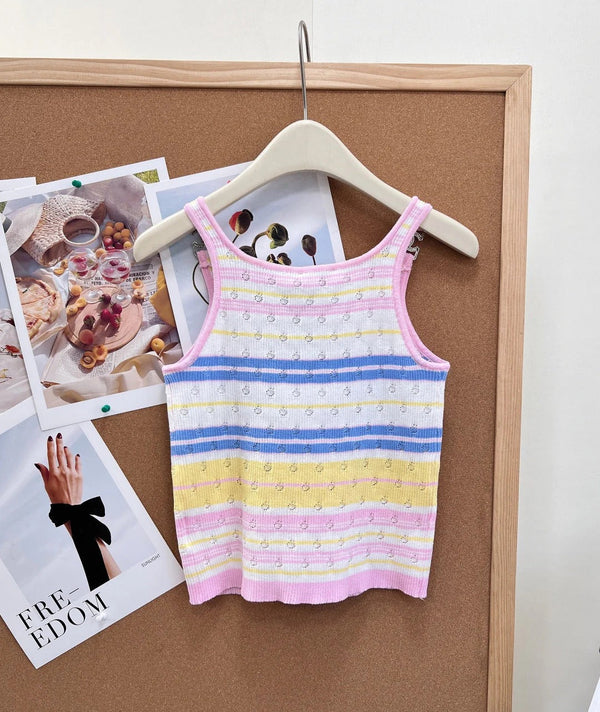 CC 2026 Striped Knit Tank Top Wool 481932