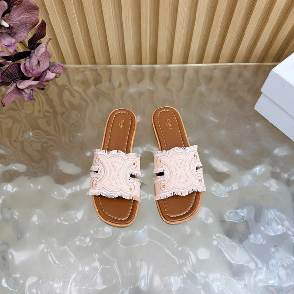 CL 26 Marina Mules Canvas Leather 749449