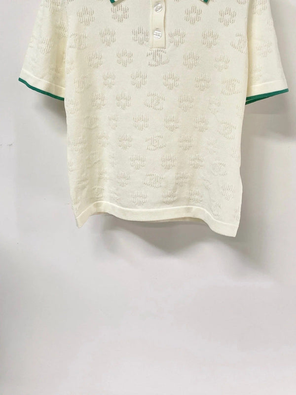 CC 2026 Short-Sleeve Knit Polo Shirt Cotton 479910