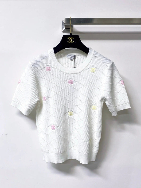 CC 2026 Short-Sleeve Shirt White Logo Wool 310325