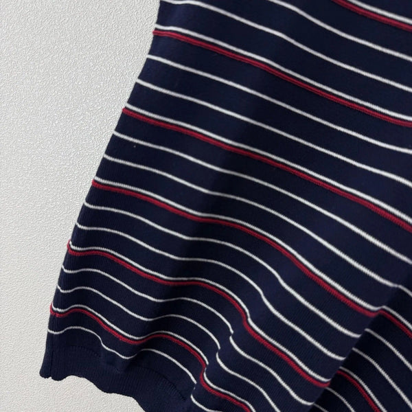 Miu 2026 Striped Collared Vest Tencel 395603