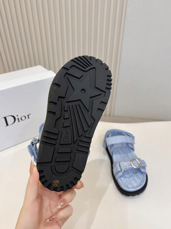 CD 2026 Sandal Fabric Leather 846482