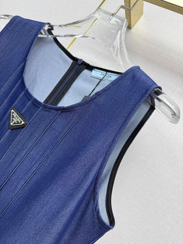 Prad 2026 Sleeveless Dress Cotton 396824