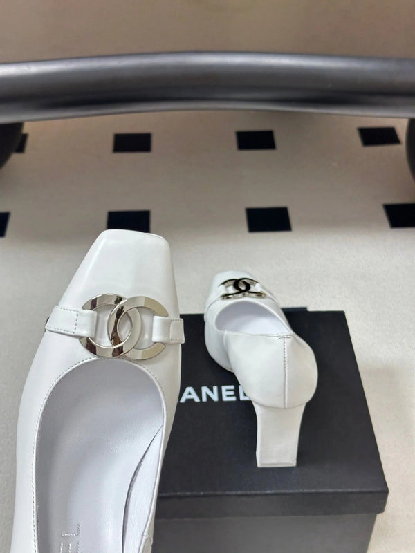 Chanel 2026 Chunky High Heels Leather Sheepskin 834665