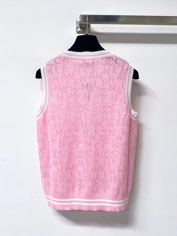 CC 2026 Striped Knit Vest Cotton 439815