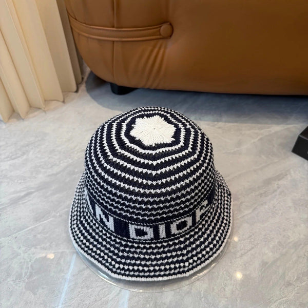 CD Striped Bucket Hat Wool 280840