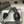 CC 26s Flat Slippers Black Fabric Sheepskin 649492