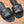CD 26 Embroidered Slippers Black Cowhide 610279