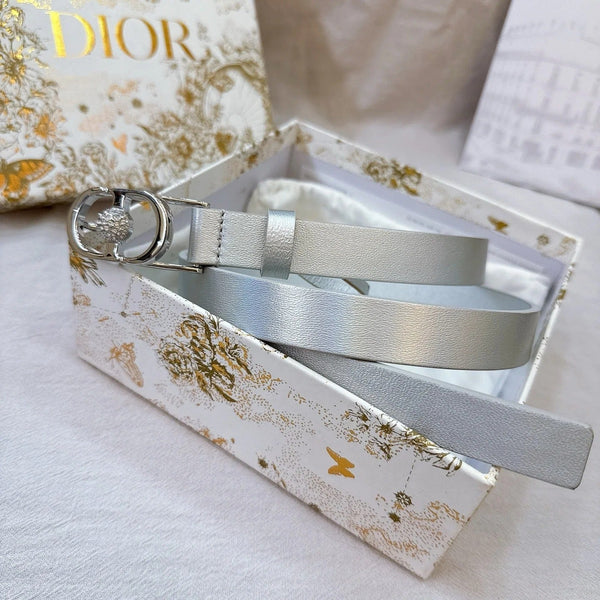 CD Montaigne Belt 20mm Grained Calfskin 195304
