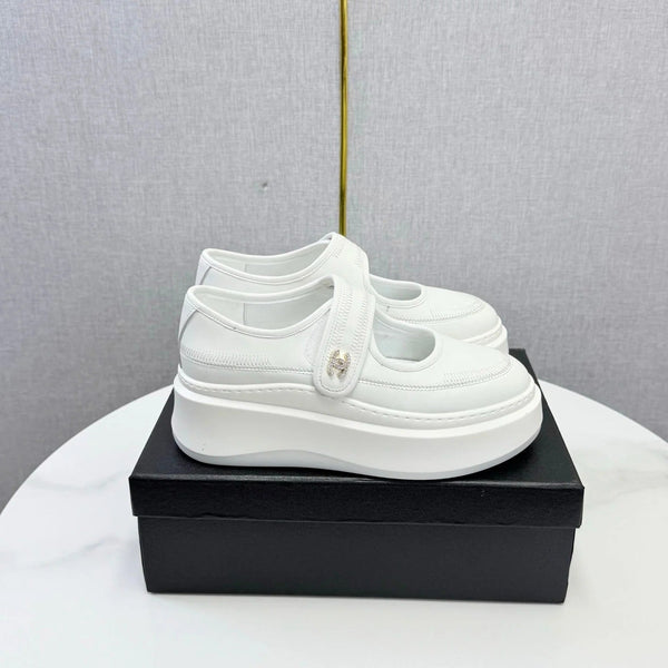 CC 2026 Platform Mary Jane Shoes Lambskin 801466