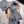 SET SCARF AND HAT IN RHINO GRAY WOOL AND RABBIT FUR 397407