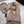 SET SCARF AND HAT IN MEDIUM BROWN WOOL AND RABBIT FUR 397406
