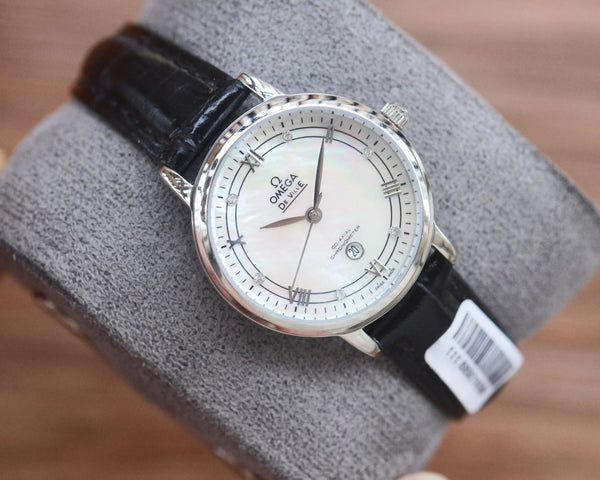 Omega De Ville Prestige 34mm Watch Leather Strap