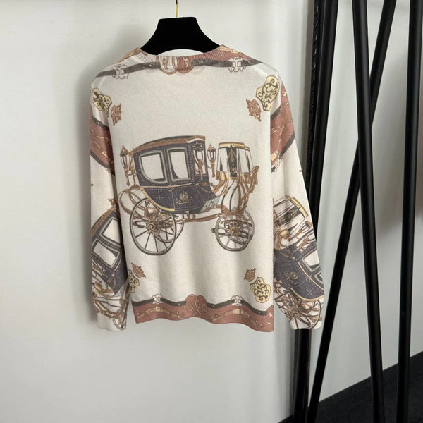 HERMES 25S LONG-SLEEVE KNIT SWEATER 275