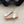 BALLET FLAT SHOES IN WHITE MESH AND BEIGE SUEDE