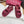 GG CLASSIC SANDALS 25S IN RED FABRIC WITH GOLD HARDWARE