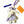 LV Plush Bunny Bag Charm