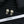 PENDANT EARRINGS IN GOLD METAL WHITE CRYSTAL TWISTED RIBBED DOUBLE C