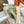 HM 26s Double-sided Scarf 90 Green Brown Colorful Mulberry Silk 152373