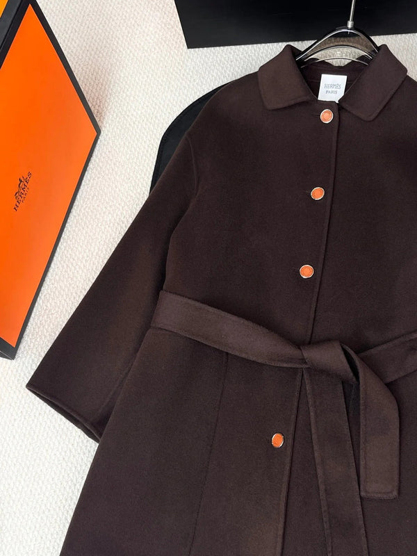 HERMES 25S CASHMERE COAT 212