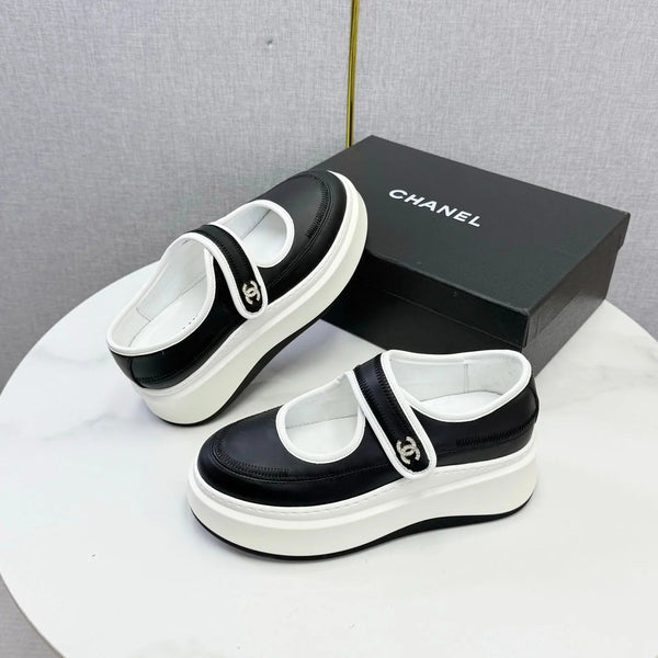CC 2026 Platform Mary Jane Shoes Lambskin 801466