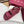 GG CLASSIC SANDALS 25S IN RED FABRIC WITH GOLD HARDWARE