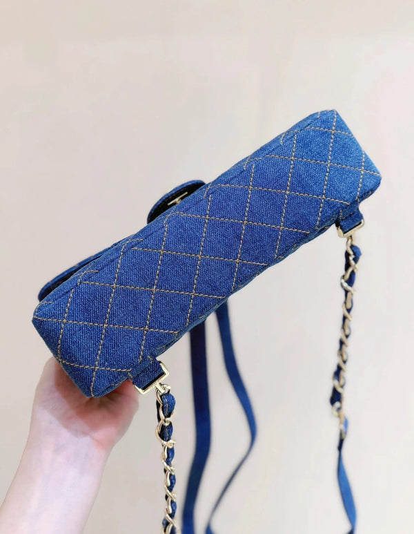 CC 2026 Backpack 26cm Blue Denim Leather 289705