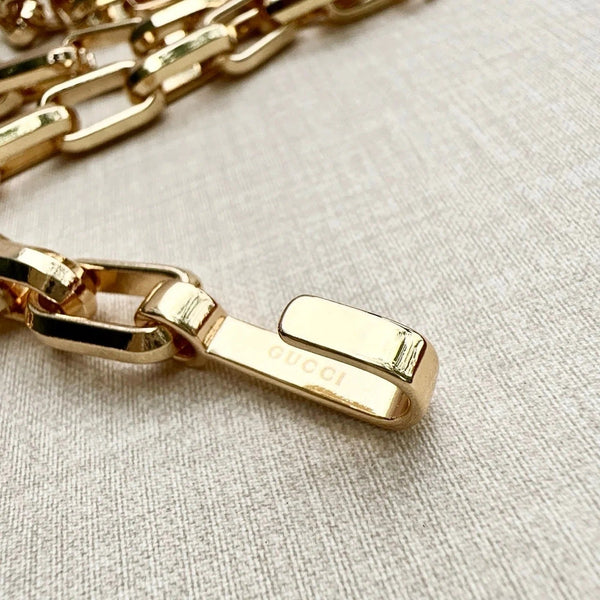 GG 2026 Double G Charm Belt Gold 204543