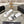 CC 26s Platform Slippers White Black Sheepskin 627073