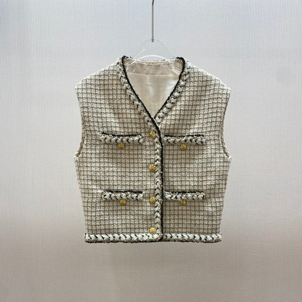 CHANEL 25S TWEED FOUR-POCKET BLAZER 315