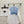 CC 2026 White Shirt and Blue Striped Shawl Set 391161