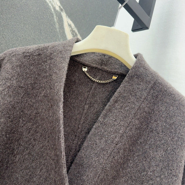HERMES 25S REVERSIBLE LONG KNIT CARDIGAN 173