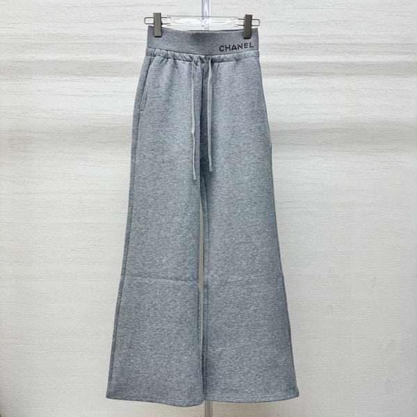Chanel 2026 Rhinestone Waistband Casual Pant Cotton 356983
