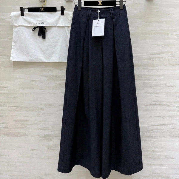 CHANEL 25S WIDE-LEG STRAIGHT PANTS 636