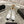 CC 26s High Heels Pump 85 White Black Sheepskin 627008