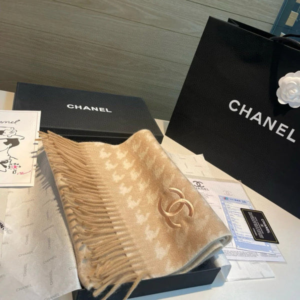CHANEL 25S SCARF 180 CM IN CASHMERE 942938