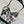 CC BIKINI SWIMSUIT SET IN IVORY WITH BLACK VELVET FLORAL EMBROIDERY 581303