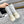 CHANEL 25S MID-CALF BOOTS 45MM IN BEIGE CALFSKIN AND WHITE TWEED GOLD HARDWRE