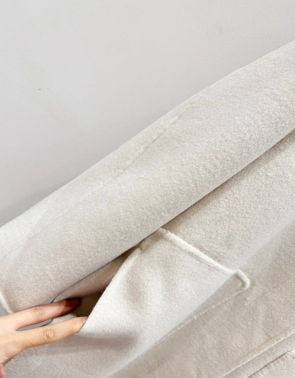 HERMES 25S LONG CASHMERE COAT 154