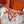 HM 26s 90 Scarf Orange White Colorful Mulberry Silk 153382