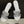 CC 26s Sandals 70 White Gray Sheepskin Rhinestones 649512