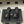 CC 26s Flat Slippers Black Fabric Sheepskin 649492