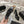 CC 26s High Heels Pump 85 Black White Wool Fabric 627015