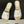 CC 26s Camellia Slippers Beige White Rope Smooth Leather 649401